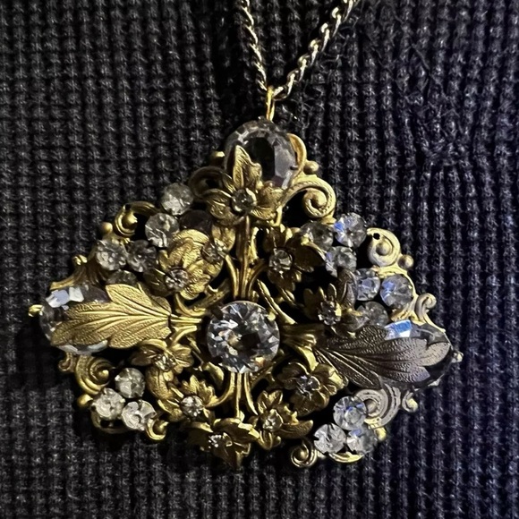 MADE IN THE DEEP SOUTH  one of kind statement necklace - Picture 6 of 16